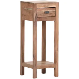 Landscape Beistelltisch, Akazie, Holz, Akazie, massiv, 1 Schublade(n) Schubladen, quadratisch, eckig, 30x80x30 cm, Wohnzimmer, Wohnzimmertische, Beistelltische