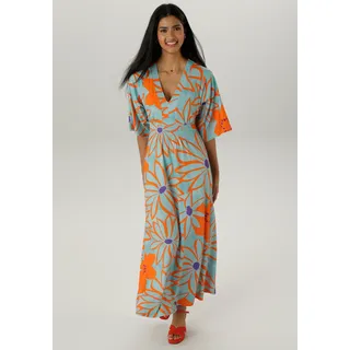 Aniston SELECTED Maxikleid Bunt 40