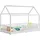 90 x 200 cm Kiefer massiv lackiert weiß