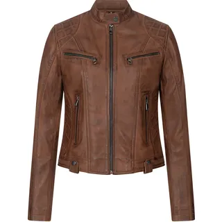 Rock Creek Lederjacke Hellbraun 36