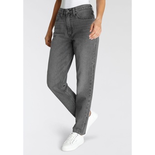 Mom-Jeans LEVI'S "80S MOM JEANS" Gr. 27, Länge 28, grau (what once was) Damen Jeans Mom