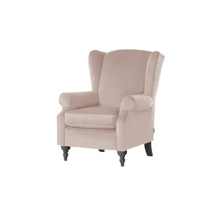 Sofa.de Ohrensessel Cozy Polyester 83 x 102 x 87 cm rosa/pink