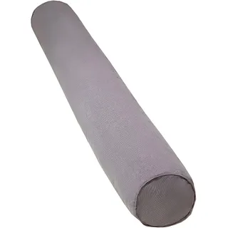 Hoowarm Rollenkissen Lang 60/80/100/120/150cm Nackenrolle Weichem Bequemes Zylindrisches Nackenkissen Abnehmbar für Kopf, Nacken, Rückenstütze Kissenrolle für Bett und Couch(Grau,60x12cm/24x5in)