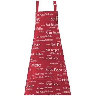 Winkler Küchenschürze, rot Textil, 85x80 cm, Kochen, Geschirrtücher & Schürzen, Schürzen