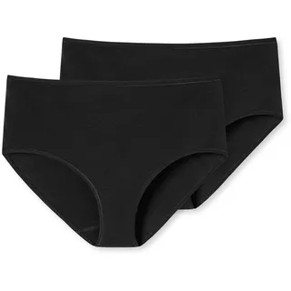 SCHIESSER Midislip 2er Pack Schwarz 36