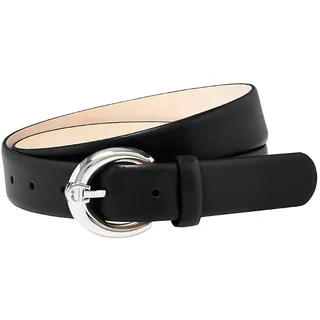 Aigner Gürtel Fashion Silber 125690, Schwarz-95 cm - 95