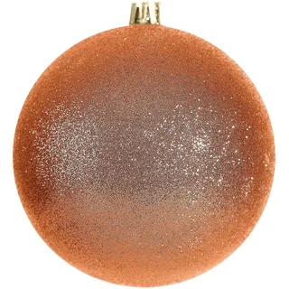 Eurofirany SW/B/BLINK/1-14 Weihnachtskugeln, Styropor, orange, 8.0 x 8.0 x 8.0 cm