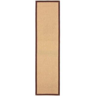 Läufer CARPETFINE "Sisal" Teppiche Gr. B/L: 80 cm x 500 cm, 5 mm, 1 St., braun Küchenläufer