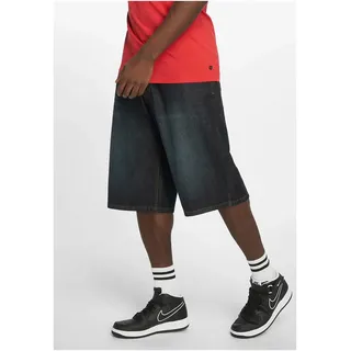 Rocawear Fri Baggy Kurze Jeans - Dark Blue Washed - 33