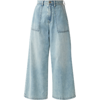 s.Oliver - Jeans-Culotte Suri / Regular Fit / High Rise / Wide Leg, Damen, blau, 44