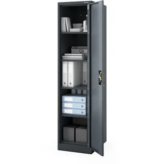 Jan Nowak ALEX Aktenschrank 185 x 45 x 60 cm Anthrazit