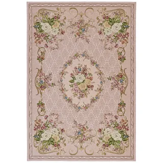 THEKO Flomi Floral Teppich 70 x 120 cm Rosa