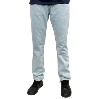Pegador 5-Pocket-Jeans Baures Straight 29 (1-tlg., kein Set) logogeprägte Knöpfe und Nieten blau 29