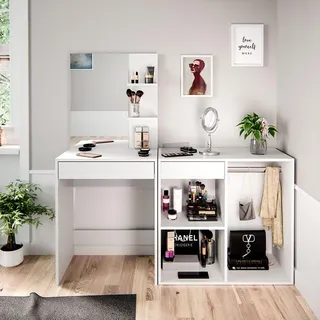 Vicco Schminktisch Frisiertisch Schminkkommode Isabelle Beistellschrank Kommode