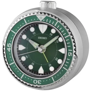 Seiko Quarzwecker Reisewecker, Schlafzimmer, durchlaufende Sekunde, Leuchtzeiger silberfarben