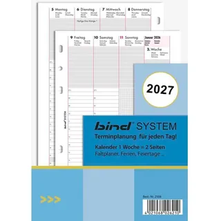 Bind Kalendereinlage A5 2027
