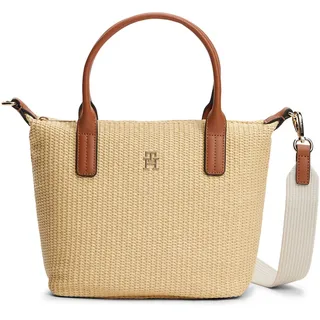 Tommy Hilfiger Popette Mini Shopper Raffia Beige