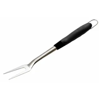 tepro Grillzubehör Grillgabel Comfort aus Edelstahl mit Soft-Touch-Griff