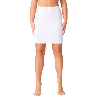 Bellivalini Unterrock Damen Unterrock mit Spitze Petticoat für Rock BLV50-257 (1-tlg) weiß 4XL