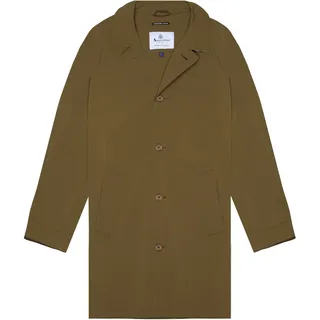 Parka AQUASCUTUM ACTIVE "STRETCH CABAN. Herren", Herren, Gr. S, army grün, Softshell, 84% Nylon, 16% Elasthan, normal normal, Jacken Parka, Kurzparka Herren, leichte Jacke, Kurzmantel, Übergangsjacke, Sale