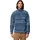 Printed Half Snap Fleece Blau XXL