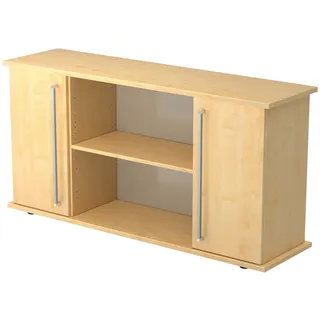 bümö Sideboard, Ahorn, Holzwerkstoff, Ahorn, 3 Fächer, 166.1x84x44.8 cm, FSC Mix, Wohnzimmer, Kommoden & Sideboards, Sideboards