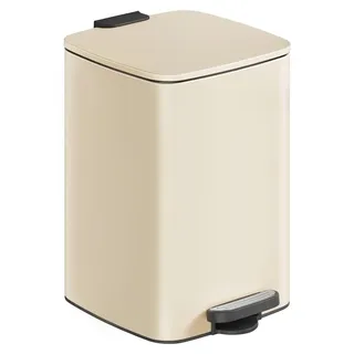 Songmics Mülleimer 20 l Beige