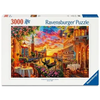 Erwachsenenpuzzle 3000 Teile - Goldene Stunde in Venedig