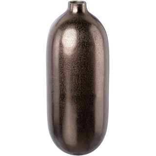 Flaschen-Vase Base Aus Aluminium  17X17x41 Cm (Farbe: Anthrazit)