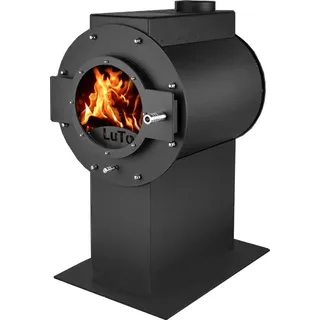 Kanuk Kaminofen LUTO VIII TOWER 8 kW Integrierte Scheibenspülung 2100417