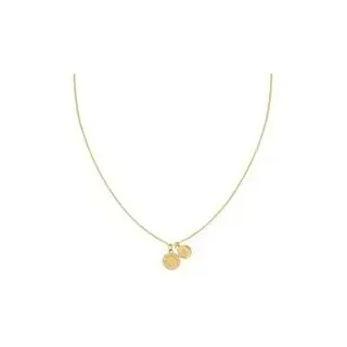 Gravurkette für Damen aus Edelstahl, IP Gold