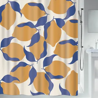 SPIRELLA - Duschvorhang aus Polyester 180x200cm Mara - Eleganz und Praktikabilität für Ihr Badezimmer mit modernem Design und wasserabweisendem Stoff