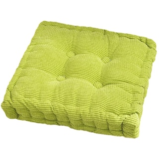 DOTBUY-SHOP Sitzkissen Jacquard, Sitzkissen Outdoor und Indoor, Widerstandsfähige & Robuste Stuhlkissen Kinder Komfortabel Sitzpolster für Outdoor Garten Büro (40x40cm (quadratisch),Grün)