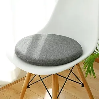 Generisch Sitzkissen für Bürostühle, runde dicken Memory Foam Stuhl Kissen solide Farbe Stuhl Pads Bay Window Kissen Bodenkissen Sitzpolster(Diameter:33cm(13inch), D)