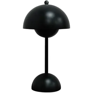 Nachttischlampe schwarze Kugel unter der Kuppel LED 3W Farbwechsel Wireless Touc