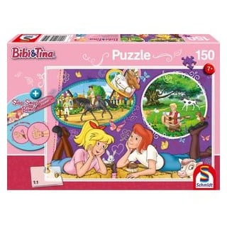 Schmidt-Spiele Puzzle 56321 Bibi und Tina, Freundinnnen für immer, ab 7 Jahre, 150 Teile