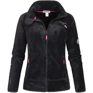 Geographical Norway Teddy Fleece Jacke Schwarz L
