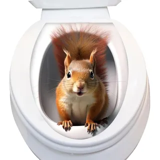 Aufkleber Für Toilettendeckel, Aufkleber Für Toilettensitz, Wasserdichte Aufkleber Für Toilettendeckel, Selbstklebend, Aufkleber Mit Klaren Mustern Und Leuchtenden Farben