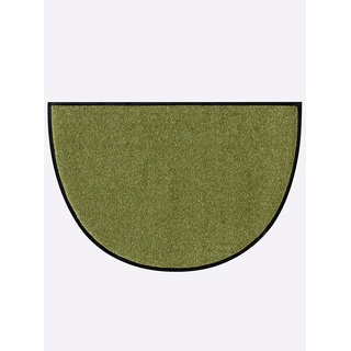 Fußmatte SALONLOEWE Teppiche Gr. B/L: 85 cm x 60 cm, 7 mm, 1 St., grün Fußmatten einfarbig