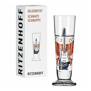 Ritzenhoff Schnapsglas Heldenfest #17, Kristallglas bunt