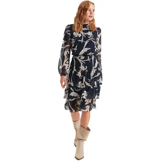 TRENDYOL Damen Marineblaues Kleid Cocktail Dress, Marineblau, 36 EU - 36