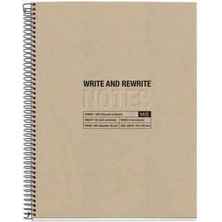 Miquelrius Collegeblock Eco Design A4 kariert beige