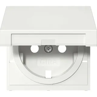 Gira Klappdeckel 492203 Weiß