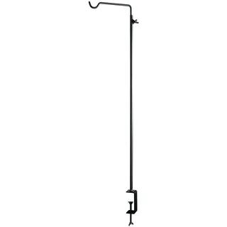 möbel jack Deko-Tischhaken LASSANDA, Schwarz - Metall - H 90 cm