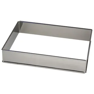 LARES Backrahmen Eckig mit verstellbarer Größe - Maße ca. 25-46 x 17-32 x 4,7cm - 6012