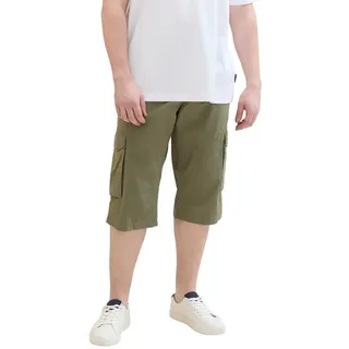 TOM TAILOR PLUS 3/4-Hose mit Cargo-Taschen grün 42