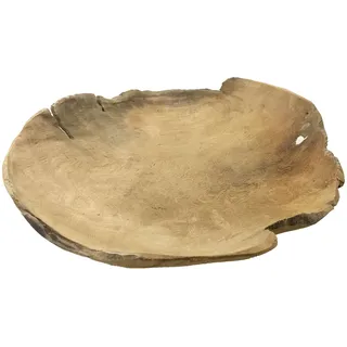 Excellent Houseware - Dekoschale Aus Teak-holz, Ø 40 Cm