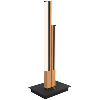 Wofi 8031-206 - LED-Tischlampe PALERMO LED/10,5W/230V Kautschukholz - Braun/Schwarz