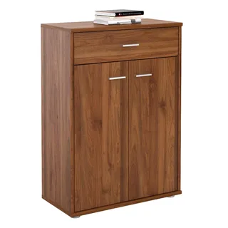 CARO-Möbel Sideboard 60 x 84 x 30 cm Nussbaum / Braun
