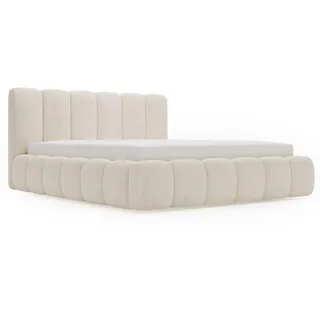 GRAINGOLD Polsterbett, Beige, Textil, 160x200 cm, Schlafzimmer, Betten, Polsterbetten